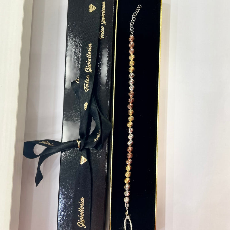 LUCA BARRA-Bracciale in argento mille luci in Argento 925