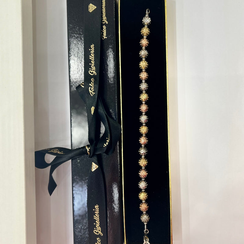LUCA BARRA- Bracciale in argento mille luci in Argento 925