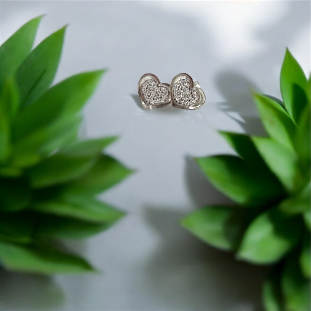 Orecchini in oro cuoricino  - Oro18kt*