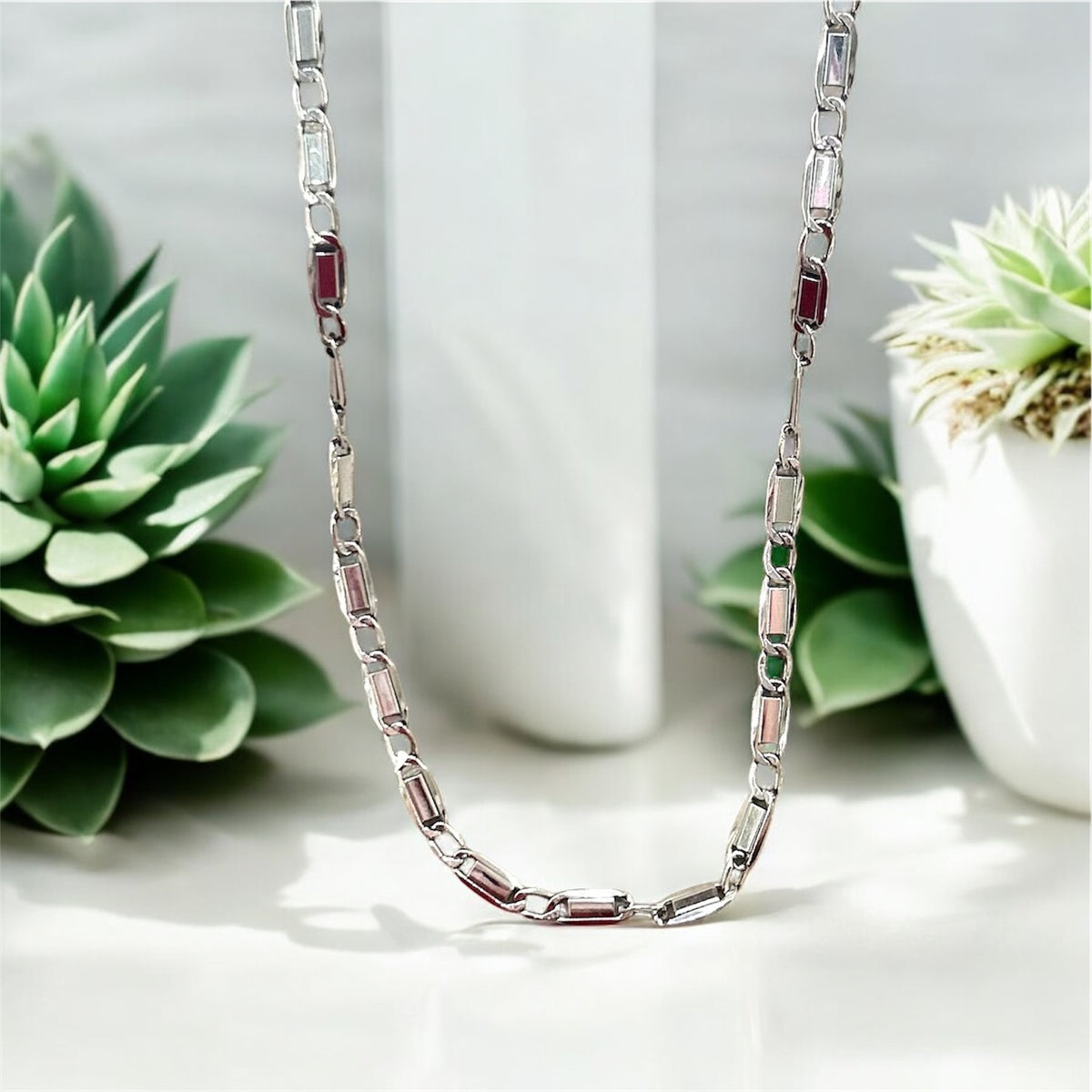 Collana in oro piattina - Oro18kt - 6 gr
