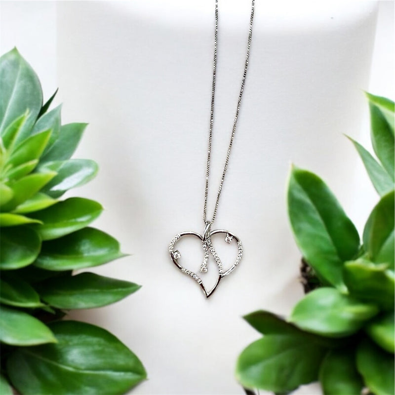 Collana in oro cuoricino - Oro18kt* - 3,6 gr