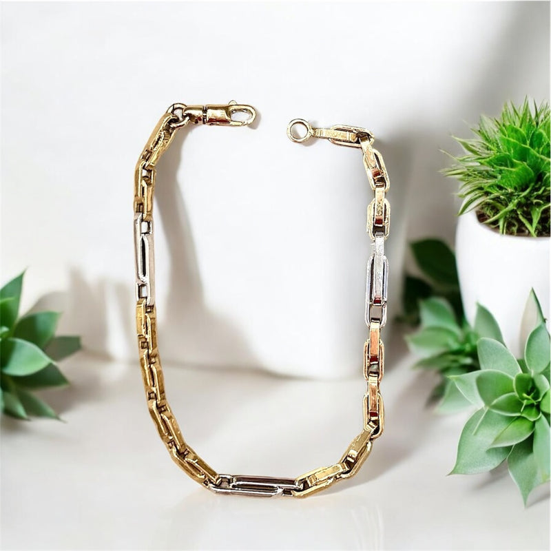 Bracciale Bicolore Oro 18kt – Falco Gioielli – 10,5 gr