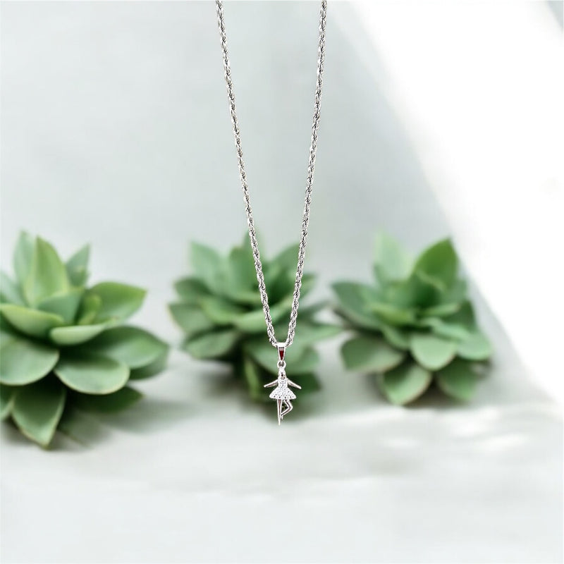 Collana in oro ballerina - Oro18kt - 3,5 gr