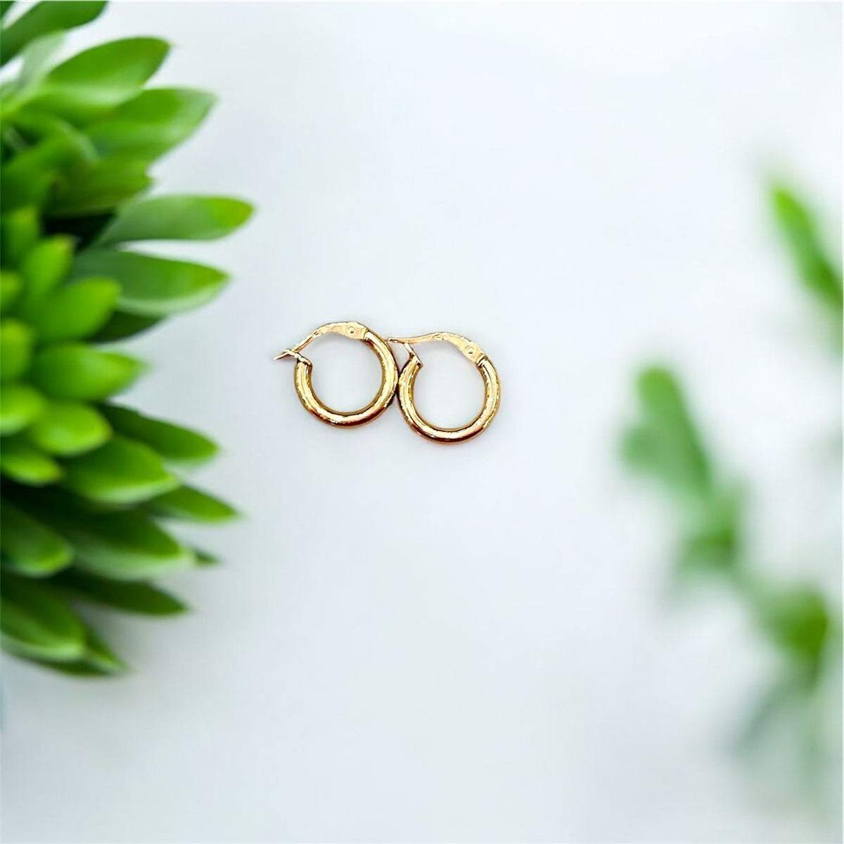 Orecchini Cerchio in Oro 18 kt – 1 gr