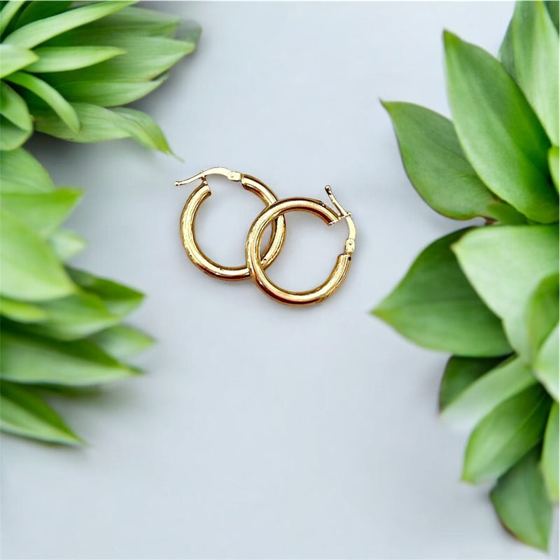 Orecchini Cerchio in Oro 18 kt – 2 gr