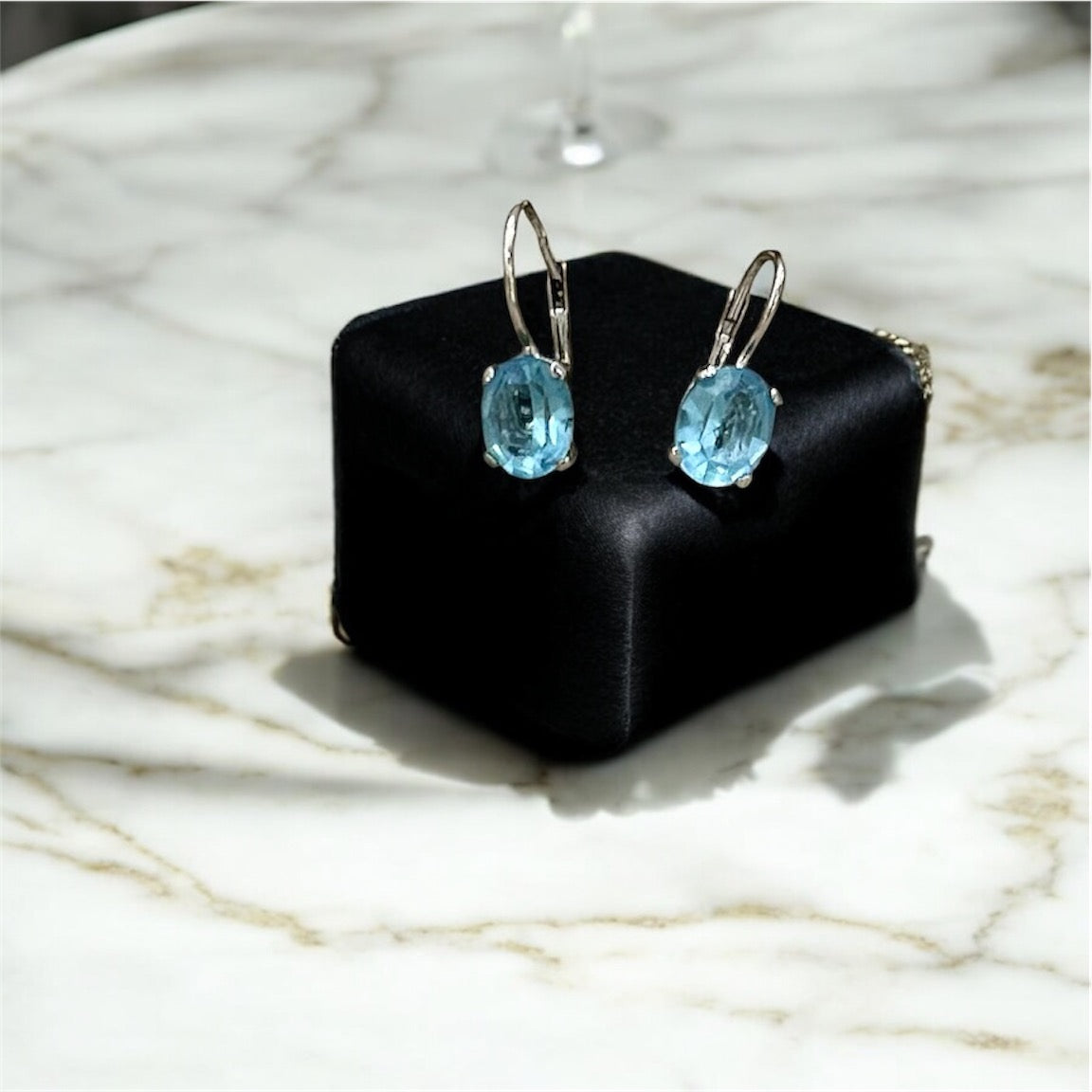 BY SIMON - ORECCHINI ACQUAMARINA