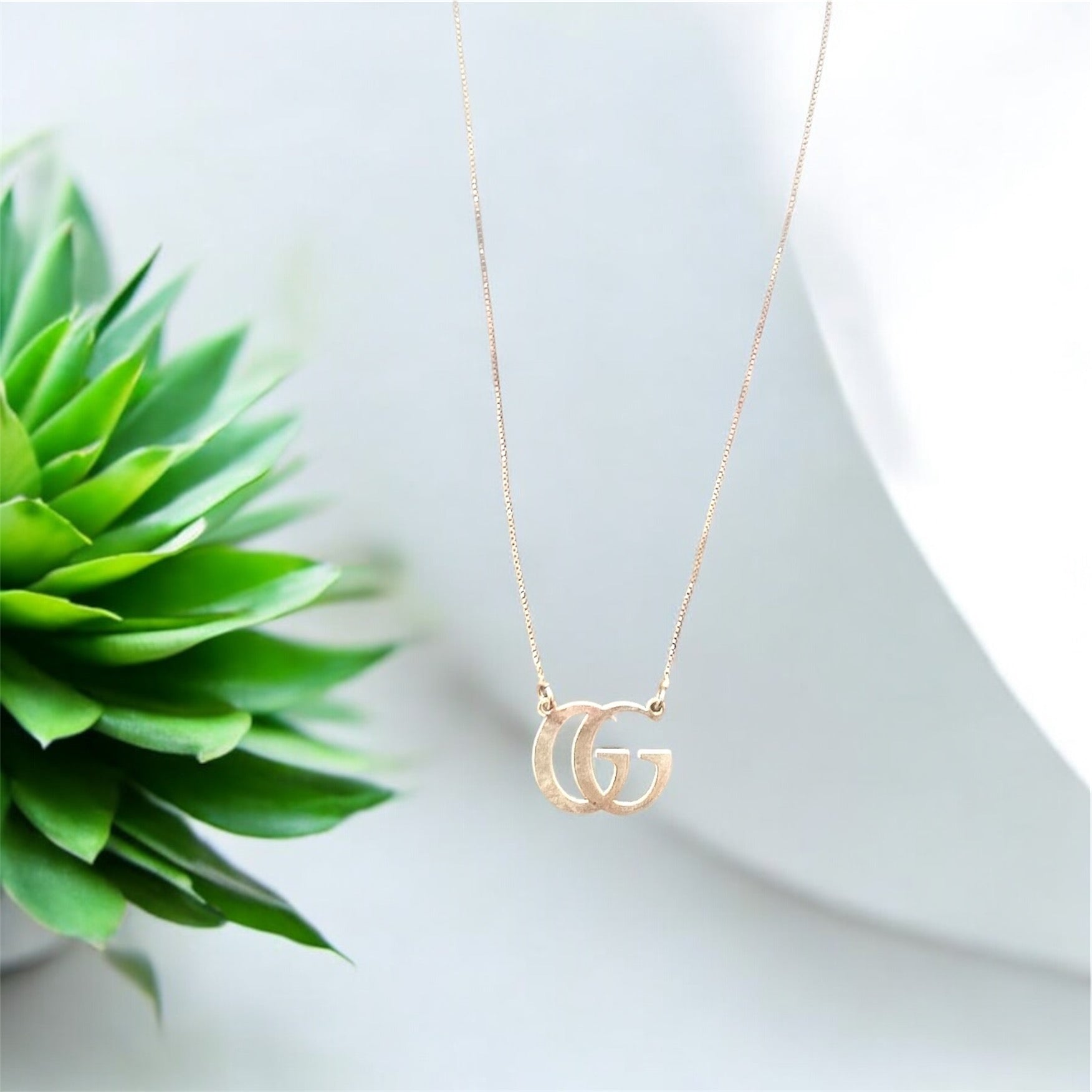 PREZIOSI ARGENTO 925  - COLLANA CON INIZIALE GG