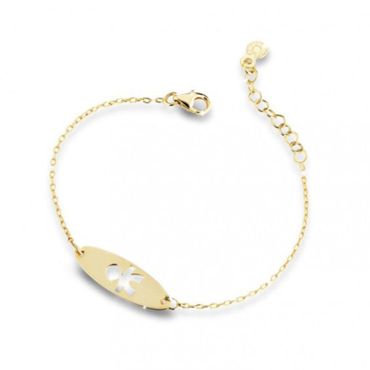 Bracciale Baby con Targhetta in Oro 18 kt – circa 2 gr