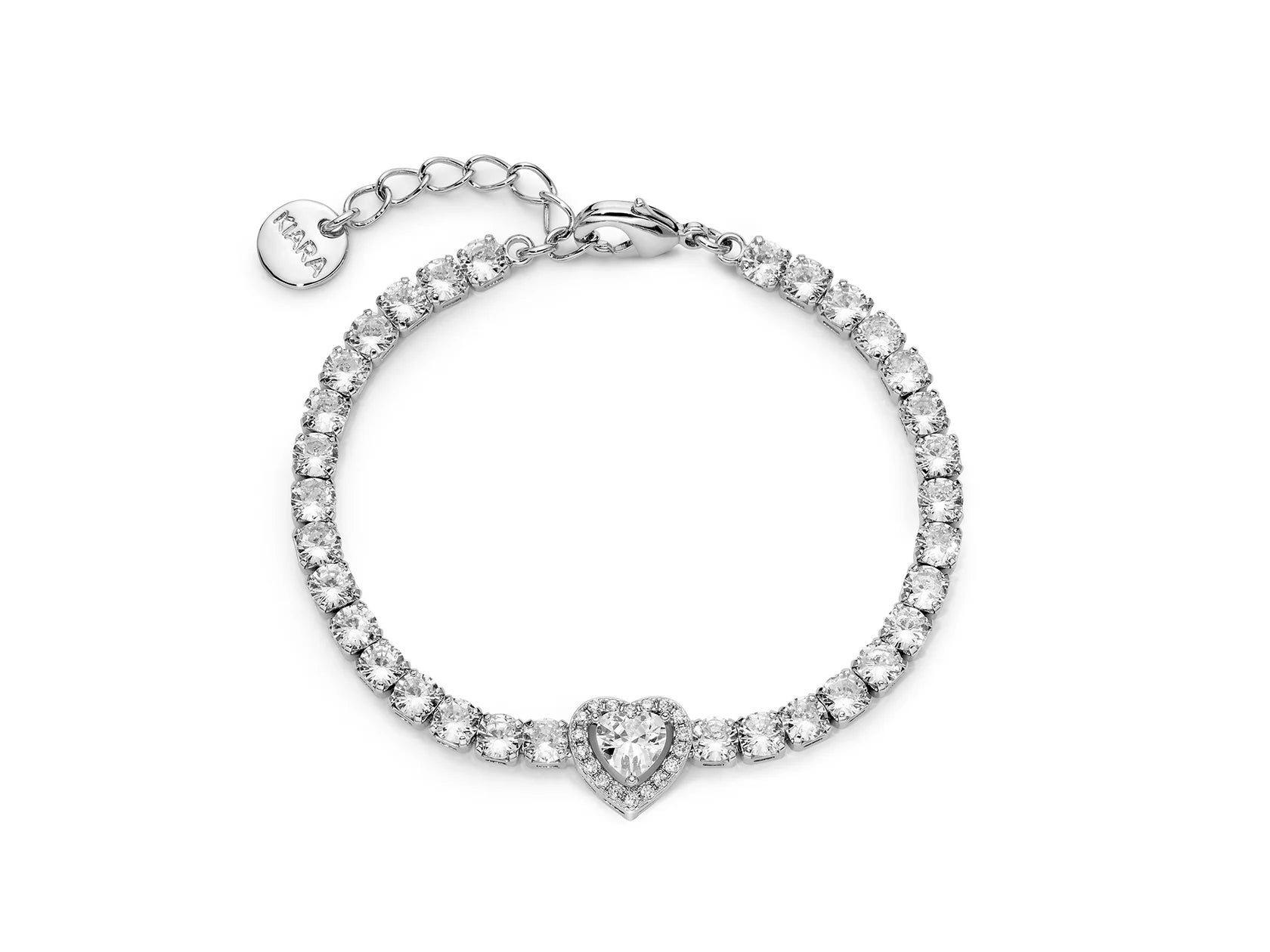 Kiara - Bracciale Basik Cristallo Bianco KBRD1782B