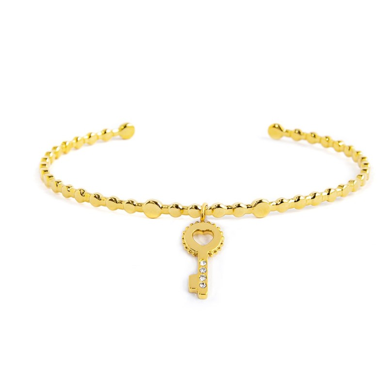 MARLU- Bracciale rigido chiave pendente