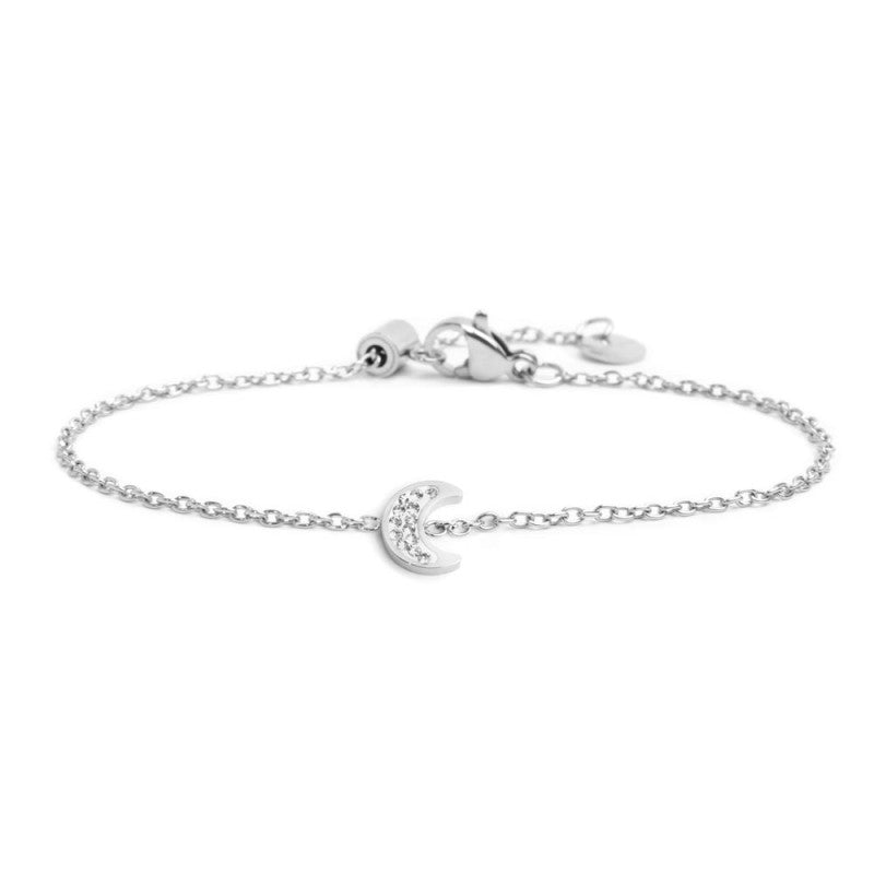 MARLU- Bracciale luna con cristalli