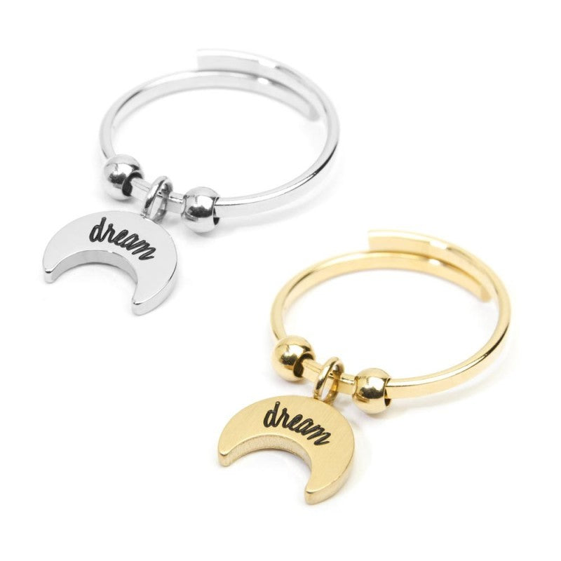 MARLU- Anello luna dream pendente