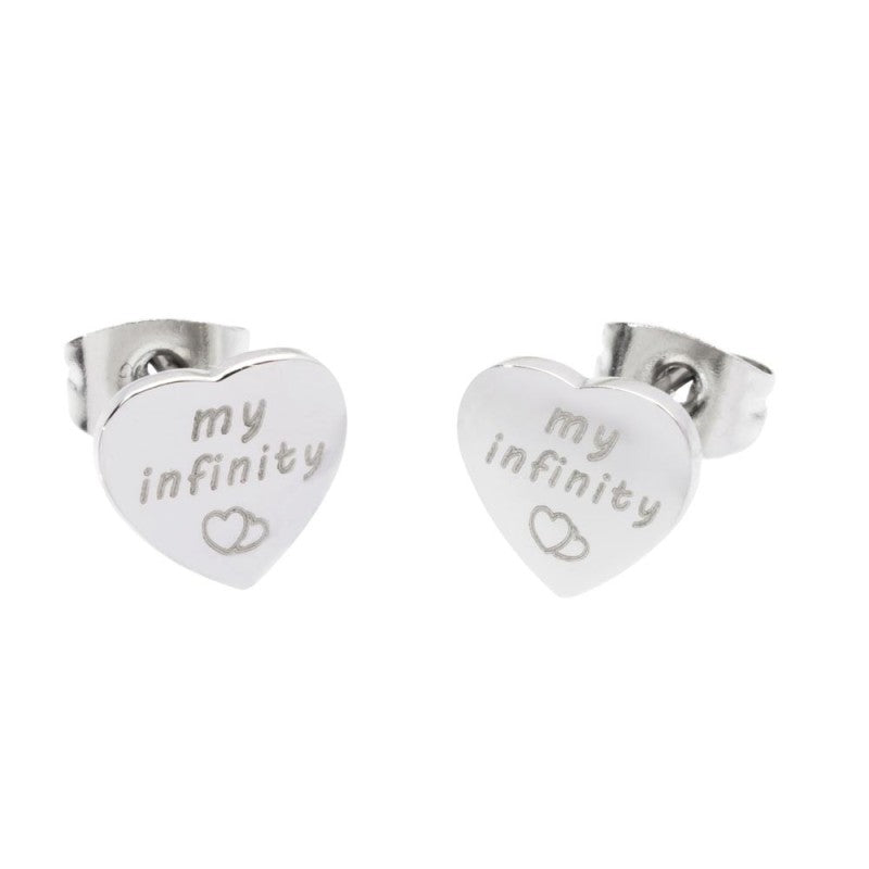 MARLU- Orecchini a lobo cuore