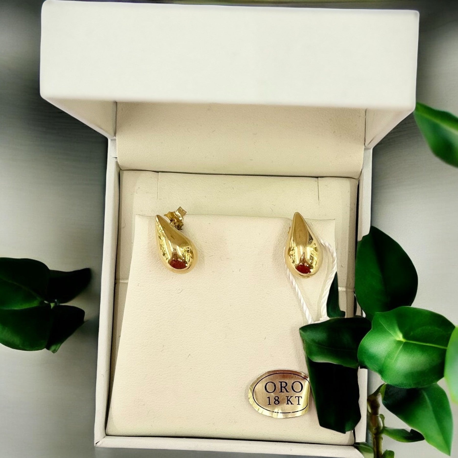 Orecchini in oro goccia  - Oro18kt*