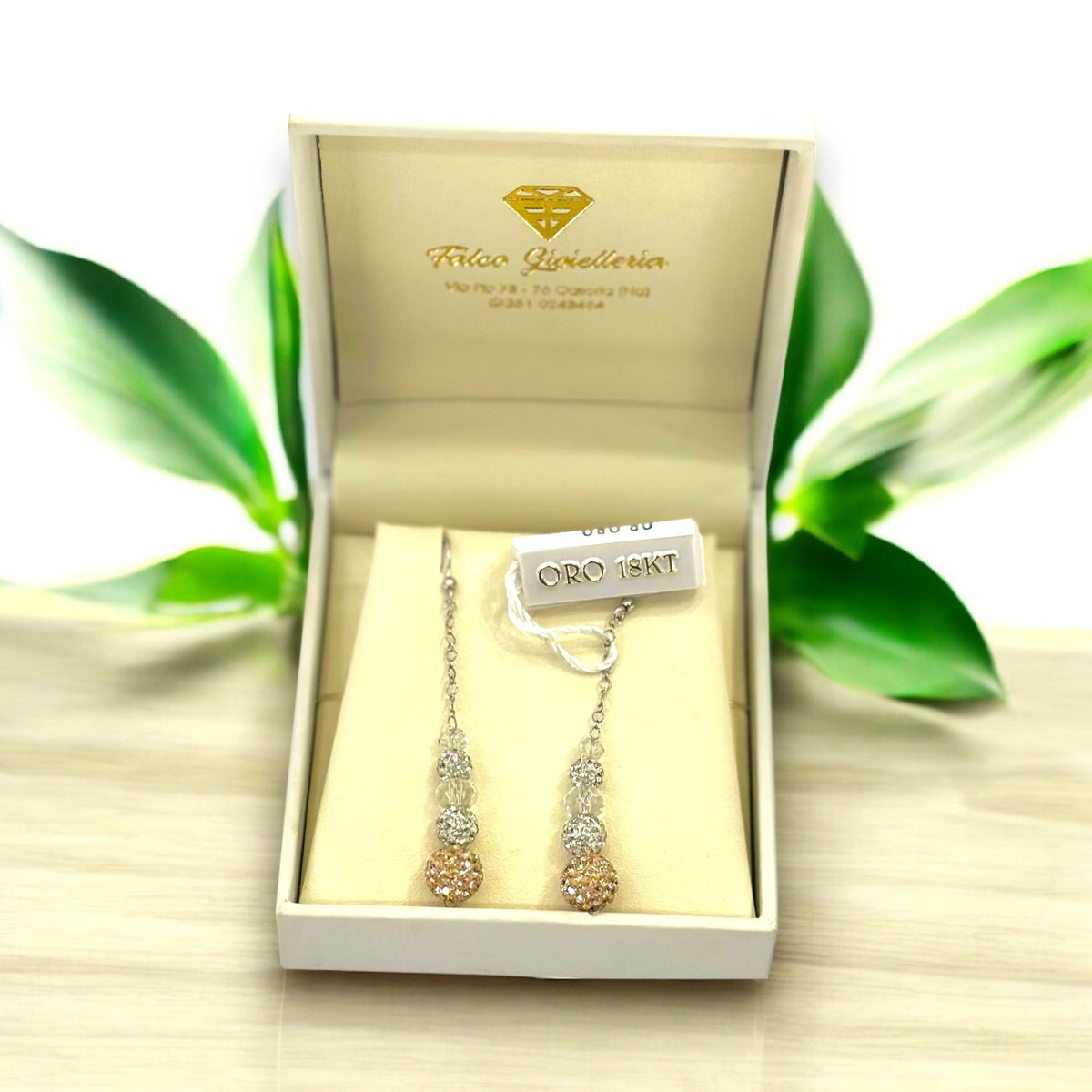 Orecchini in oro lady - Oro18kt - 2,7 gr