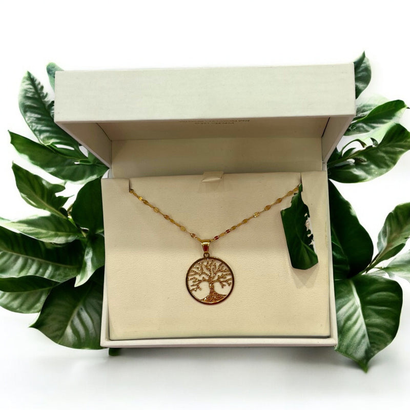 Collana in oro albero della vita - Oro18kt - 2,5 gr