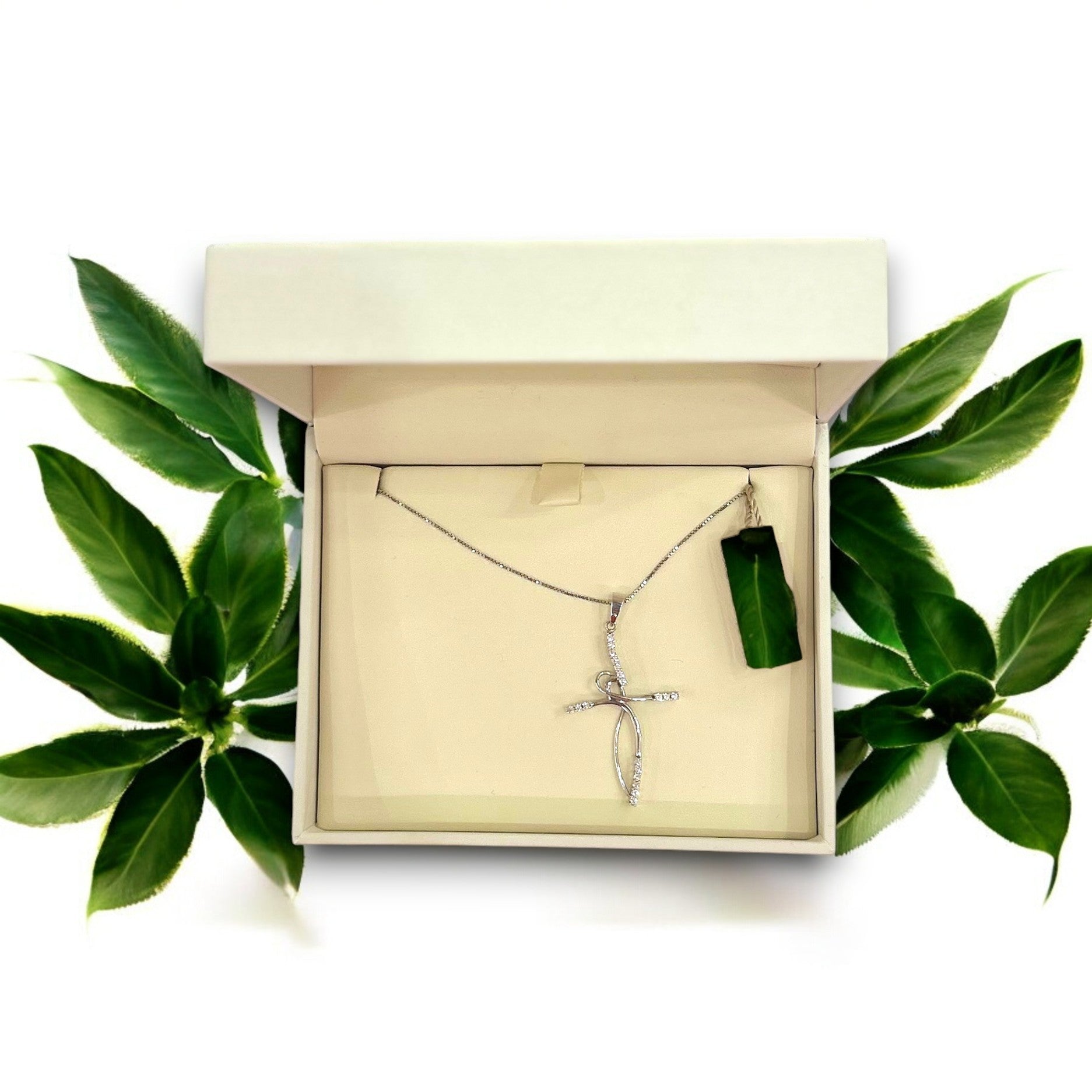 Collana in oro croce - Oro18kt