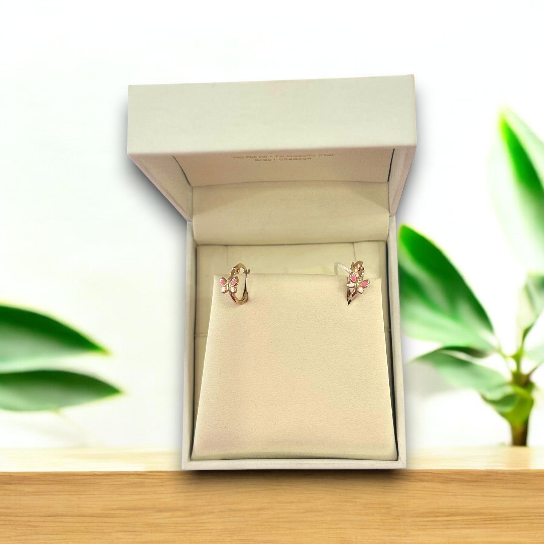 Orecchini in oro farfalla  - Oro18kt