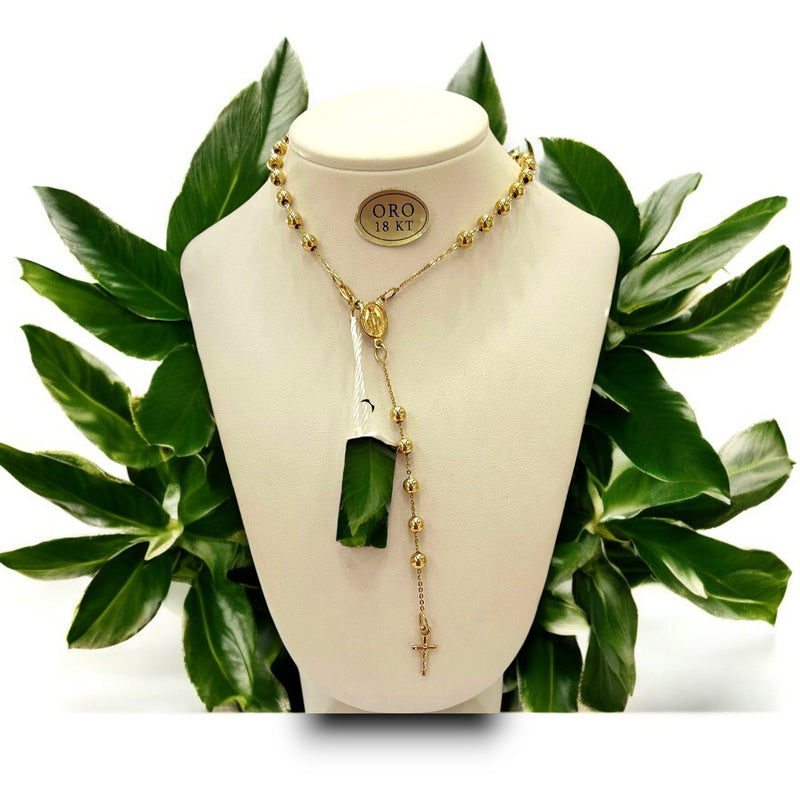 Collana in oro rosario - Oro18kt - 6,6 gr