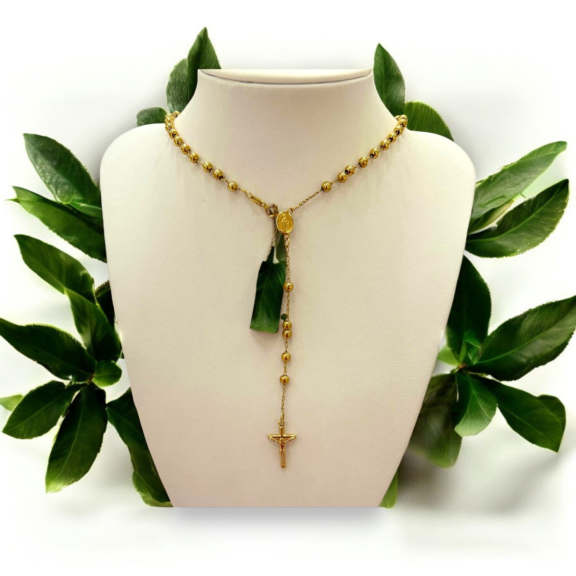 Collana in oro rosario - Oro18kt