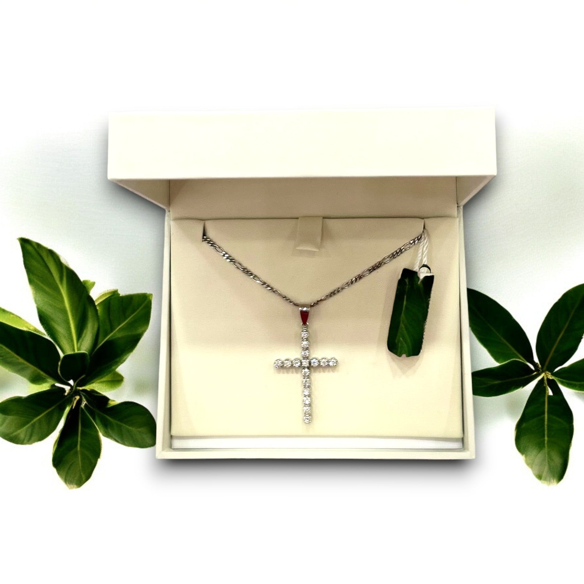 Collana in oro croce - Oro18kt