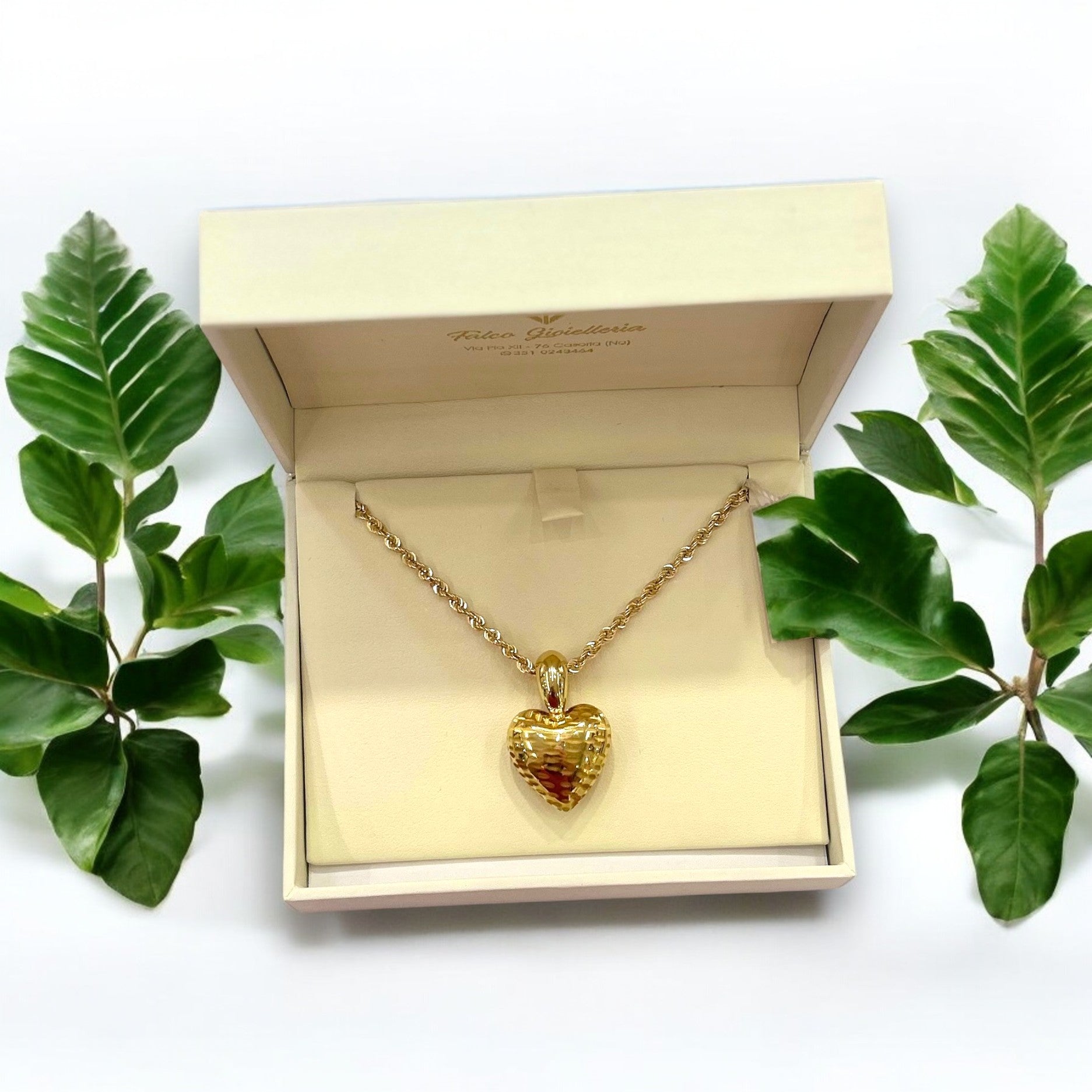 Collana in oro cuore special - Oro18kt*
