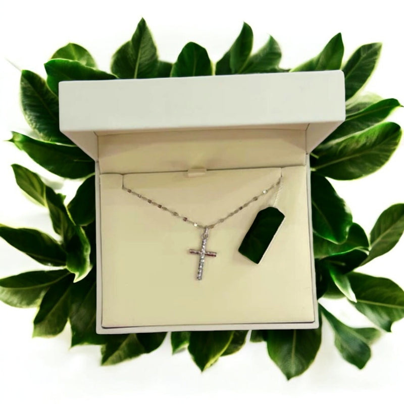 Collana in oro croce - Oro18kt - 2,3 gr