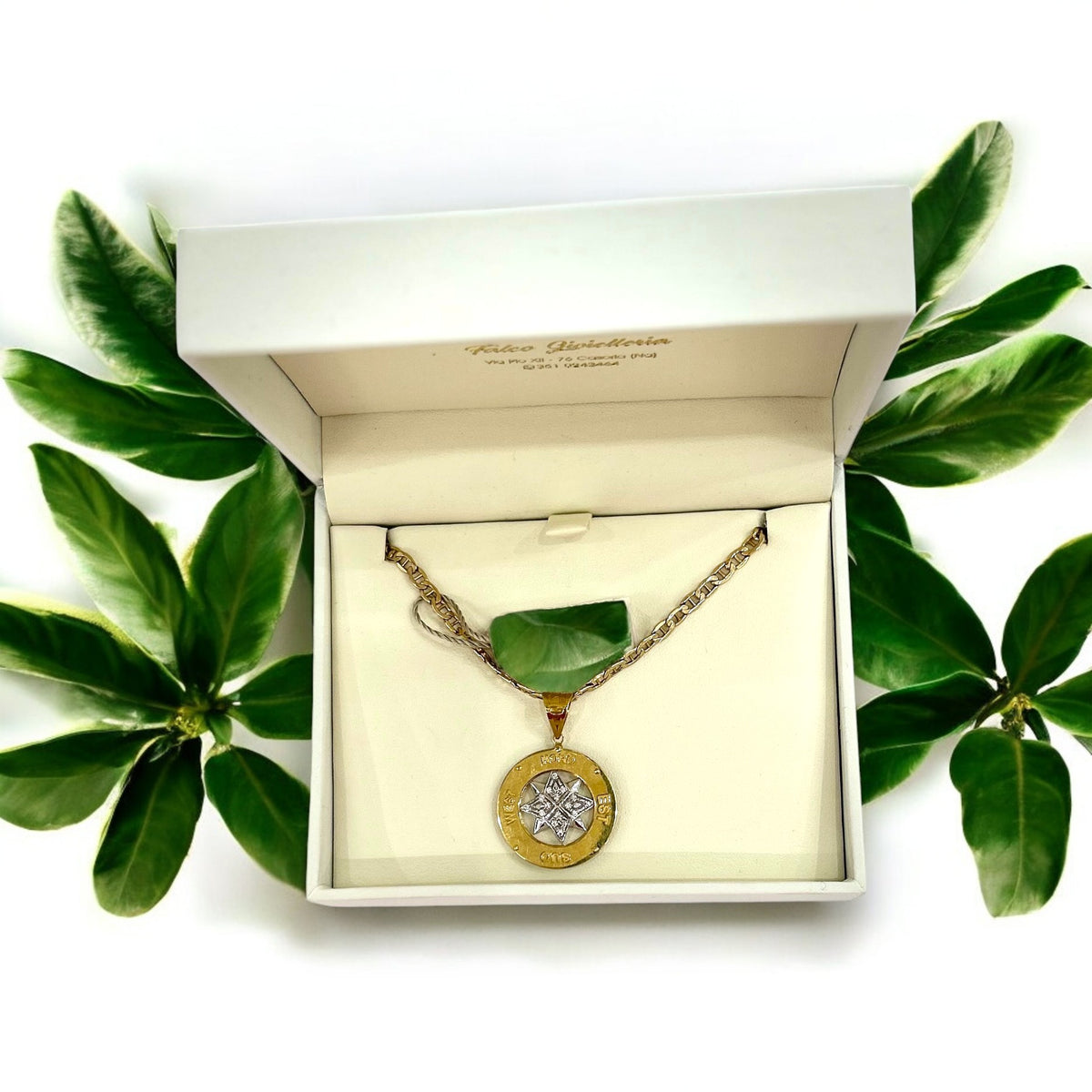 Collana in oro rosa dei venti - Oro18kt - 8,4 gr