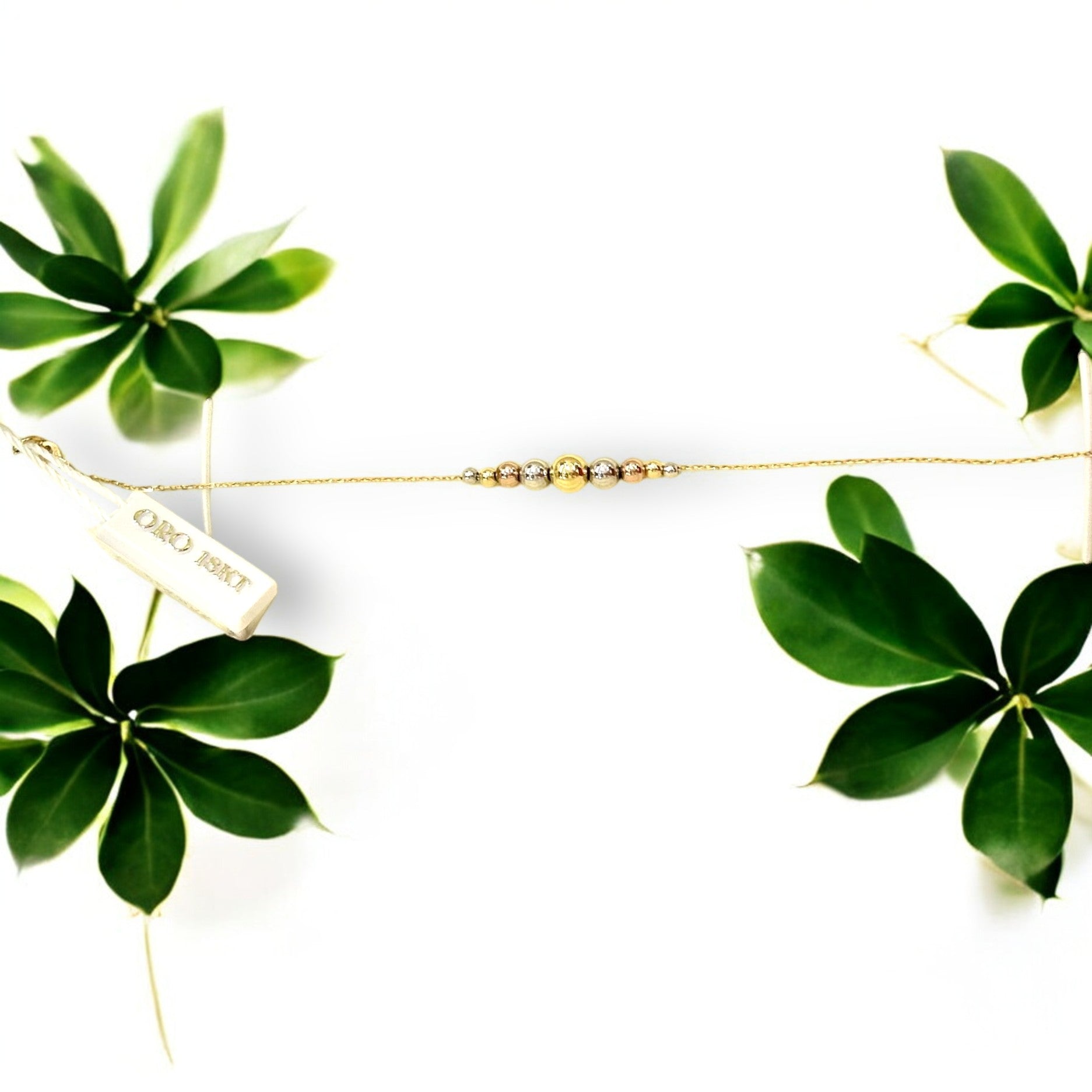 Bracciale in Oro con sfere varie dimensioni in Oro - Oro18kt