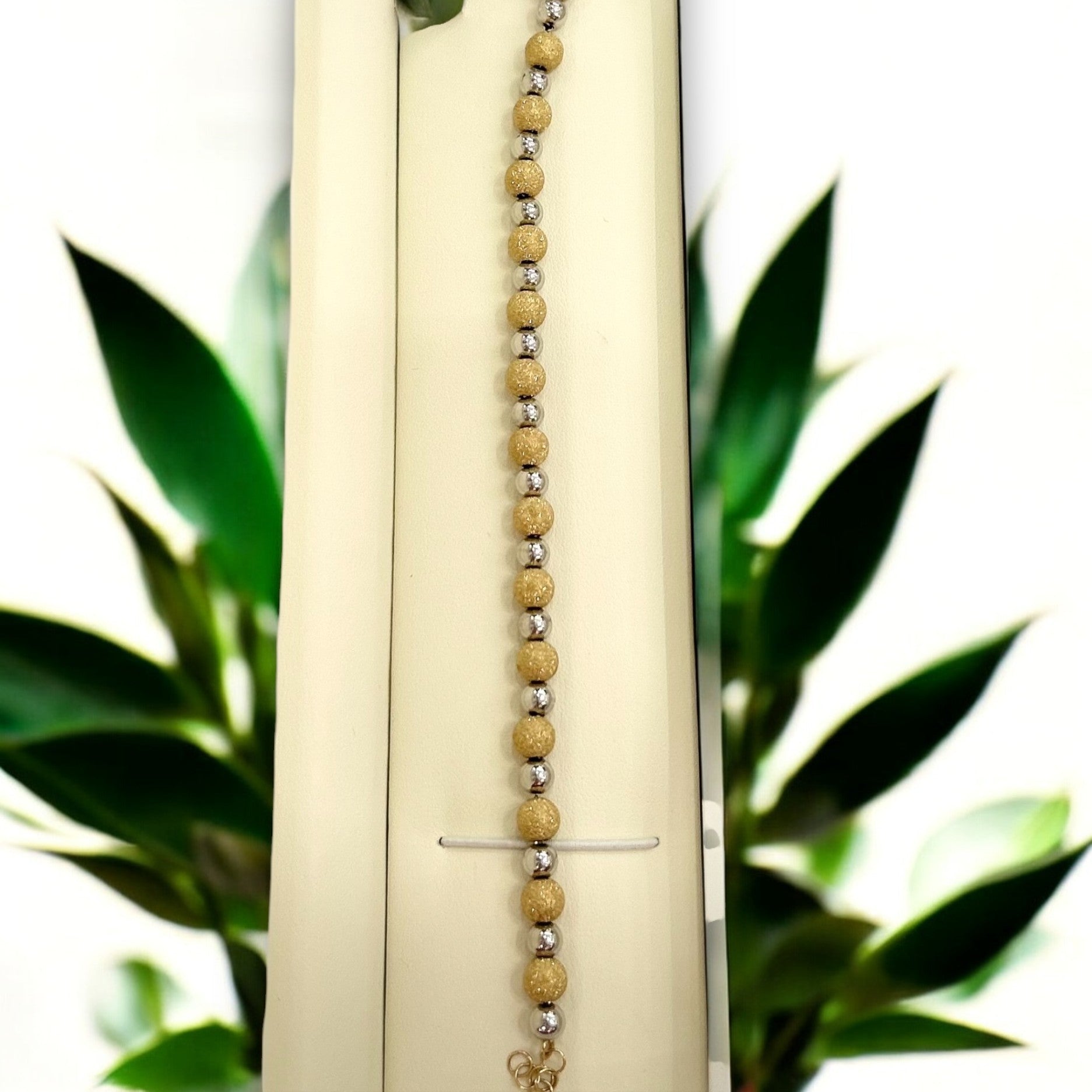 Bracciale in oro sfere -Oro18kt