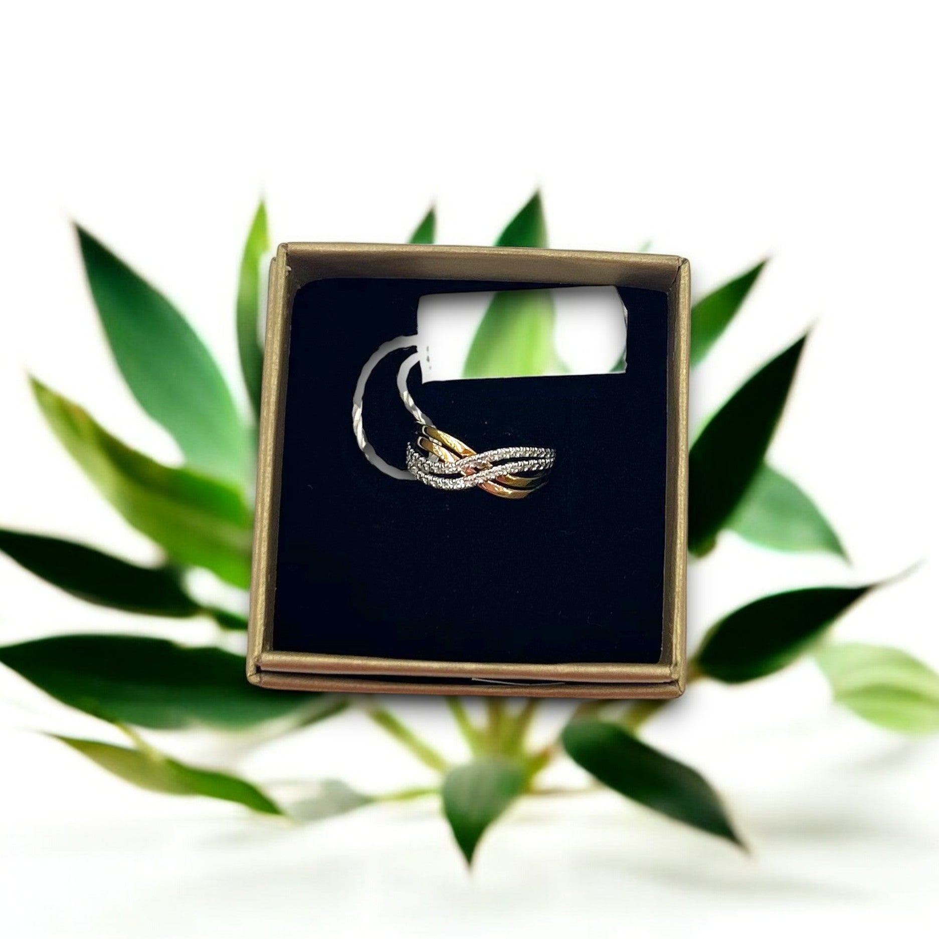 Anello in oro intreccio - Oro 18 kt