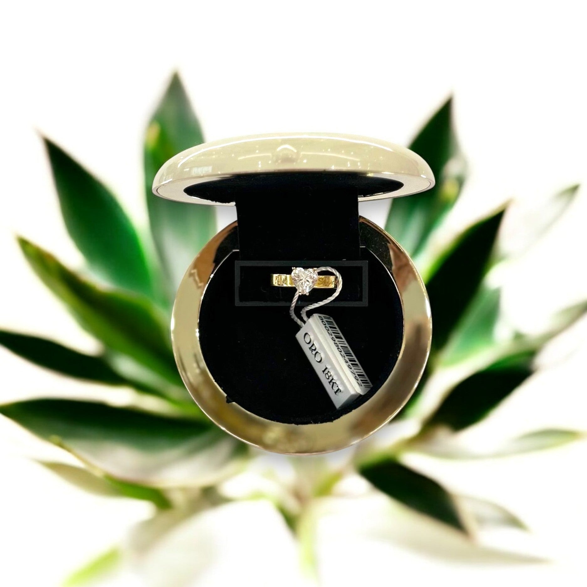 Anello in oro cuoricino  - Oro 18 kt