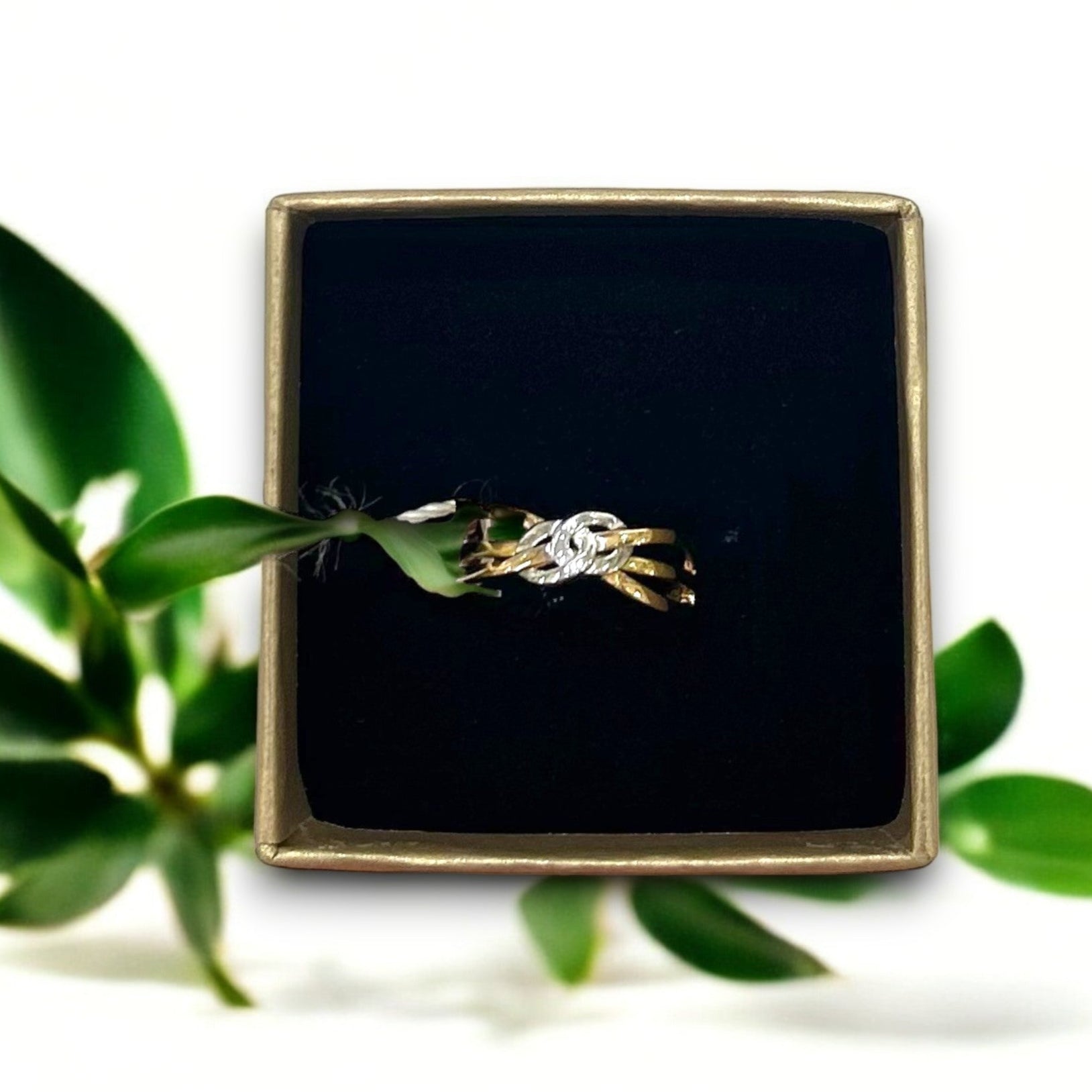 Anello in oro intreccio  - Oro 18 kt