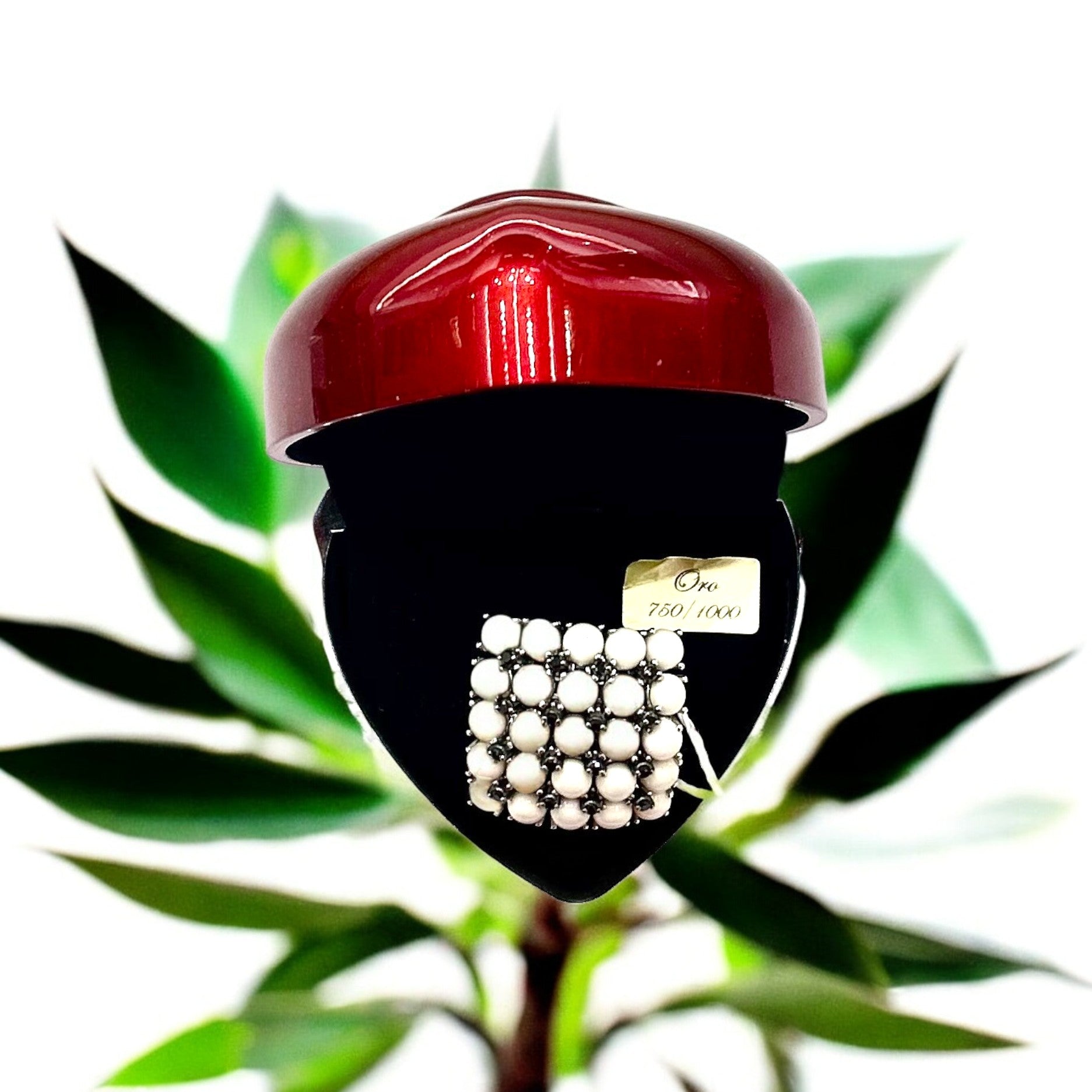 Anello pietre preziose  - Oro 18 kt