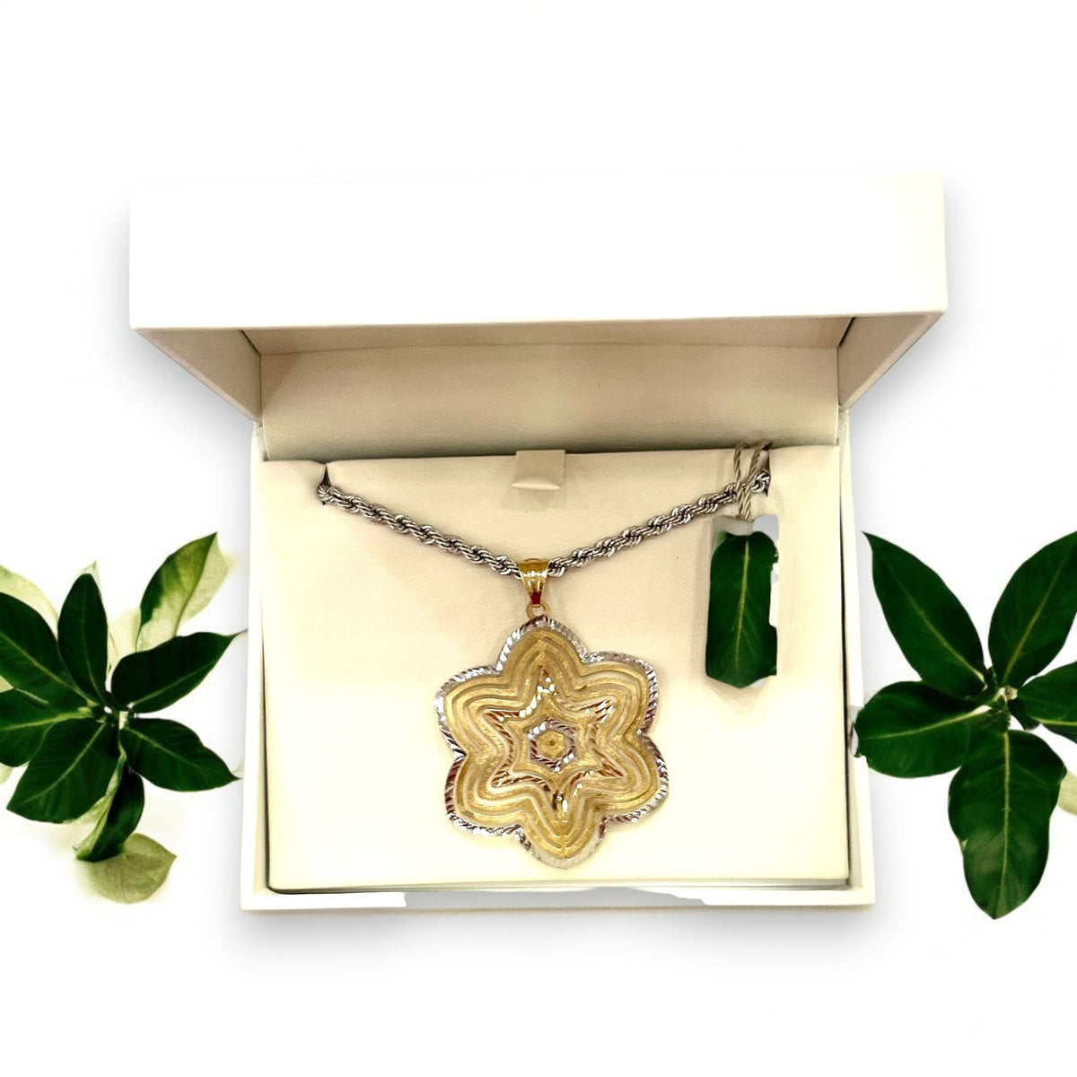 Collana in oro fiore - Oro18kt - 10,2 gr