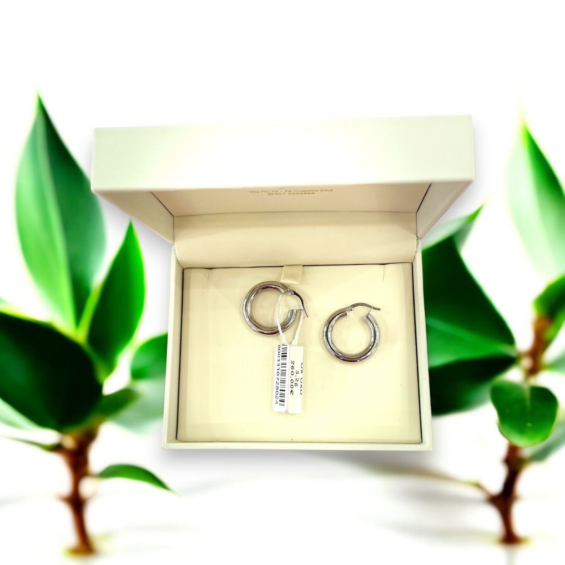 Orecchini in oro cerchio  - Oro18kt