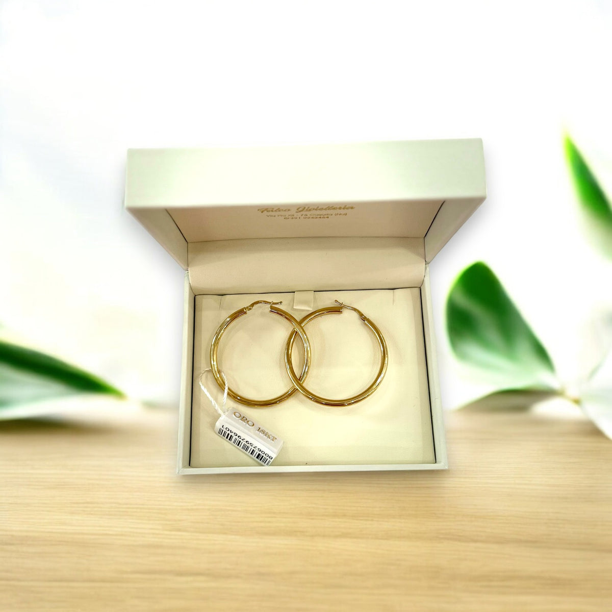 Orecchini Cerchio in Oro 18 kt – 3,8gr
