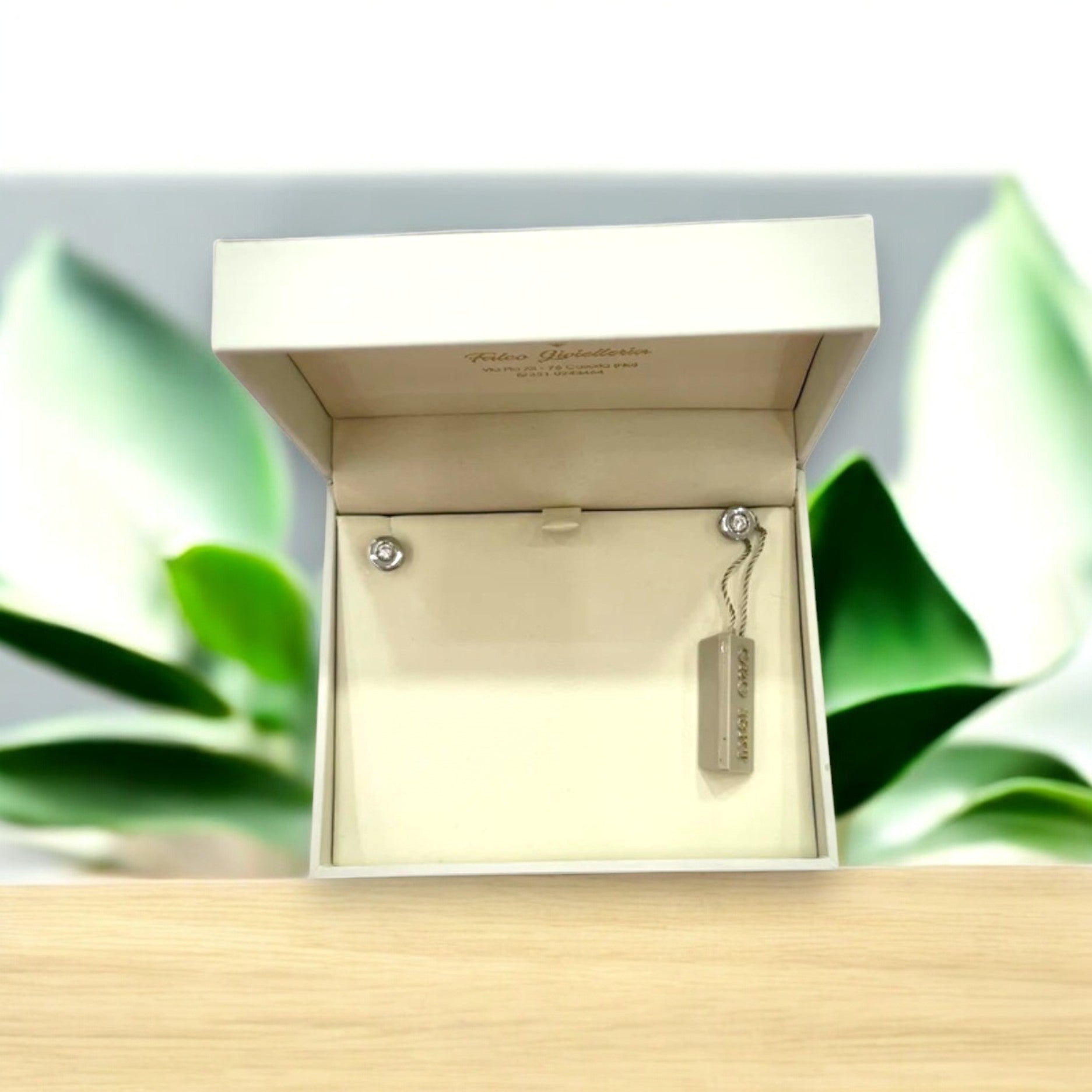 Orecchini in oro punto luce  - Oro18kt