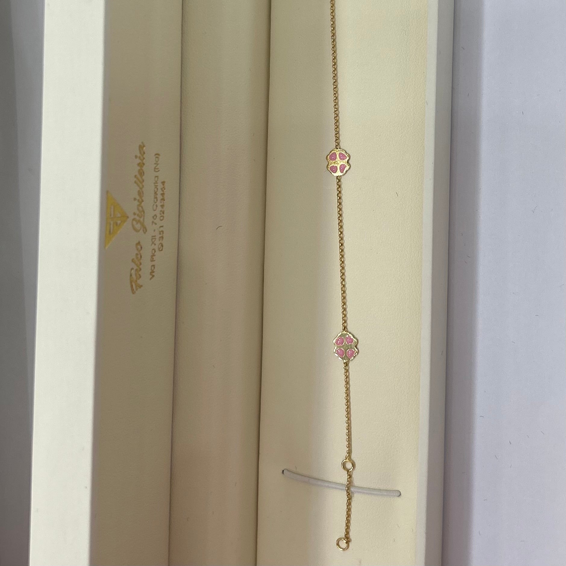 Bracciale Fiore in Oro 18kt – Falco Gioielli – circa 2 gr