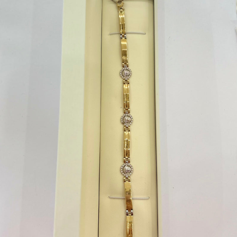 Bracciale Medusa in Oro 18kt – circa 8,1 gr