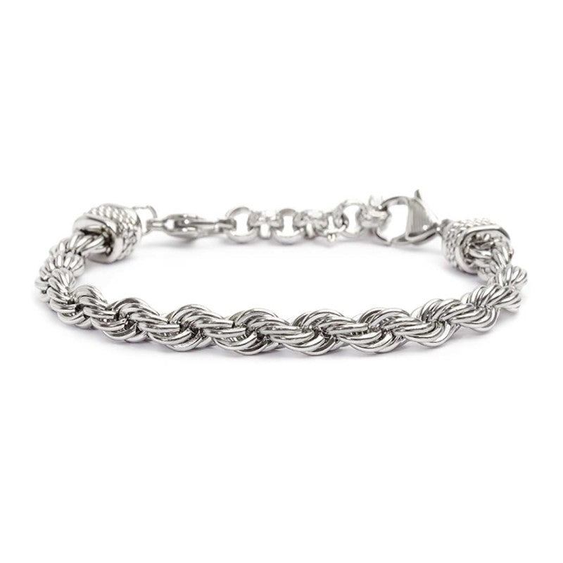 MARLU- Bracciale catena corda 6,8mm
