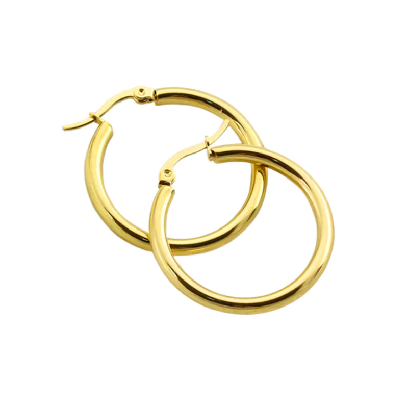 FALCO GIOIELLI - Cerchi in Oro18kt Linea Morbida - Oro Giallo