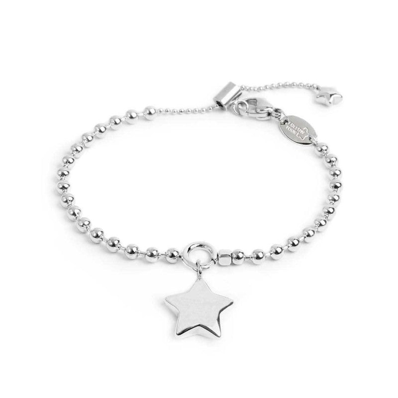 MARLU- Bracciale catena a sfere con stella