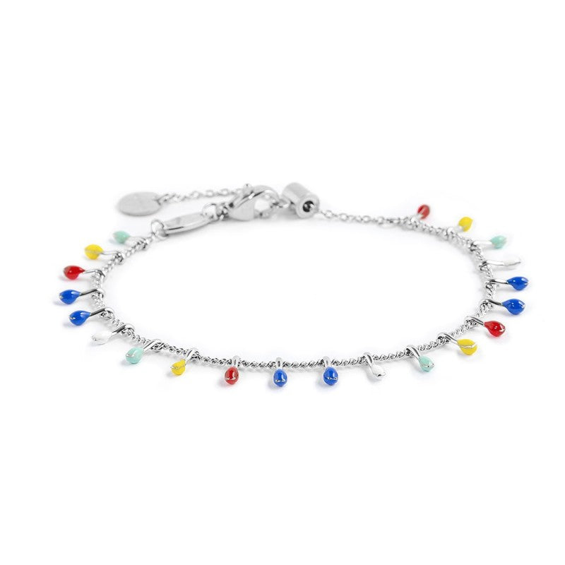 MARLU-Bracciale con pendenti smaltati