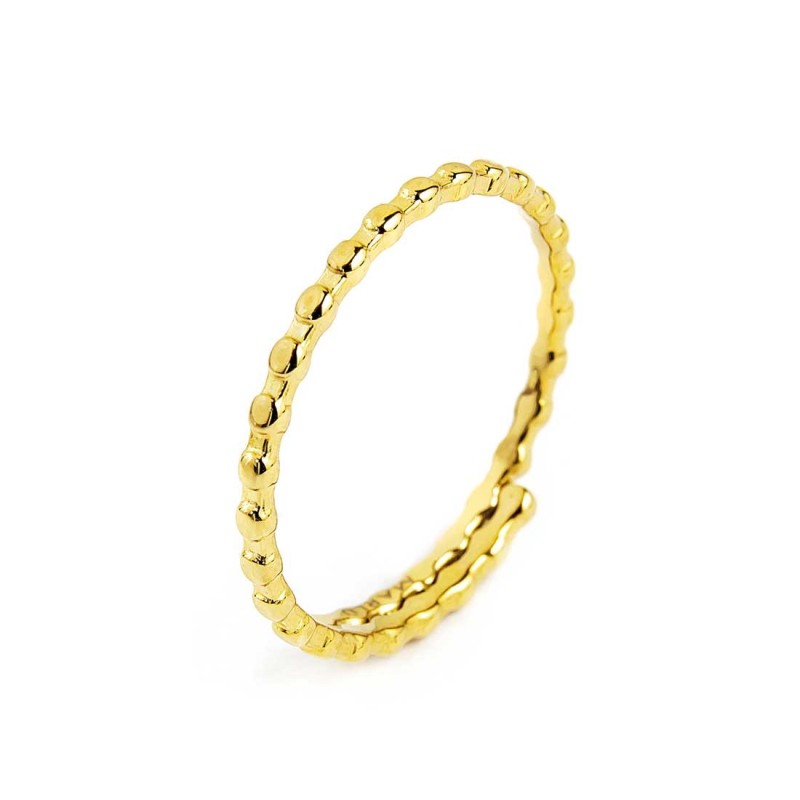 MARLU- Anello trama puntinata