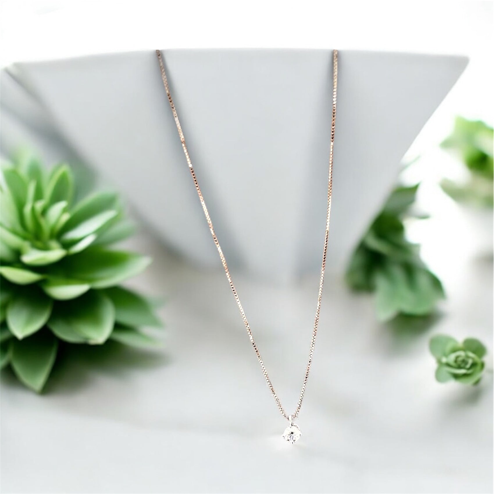 Collana in oro punto luce - Oro18kt