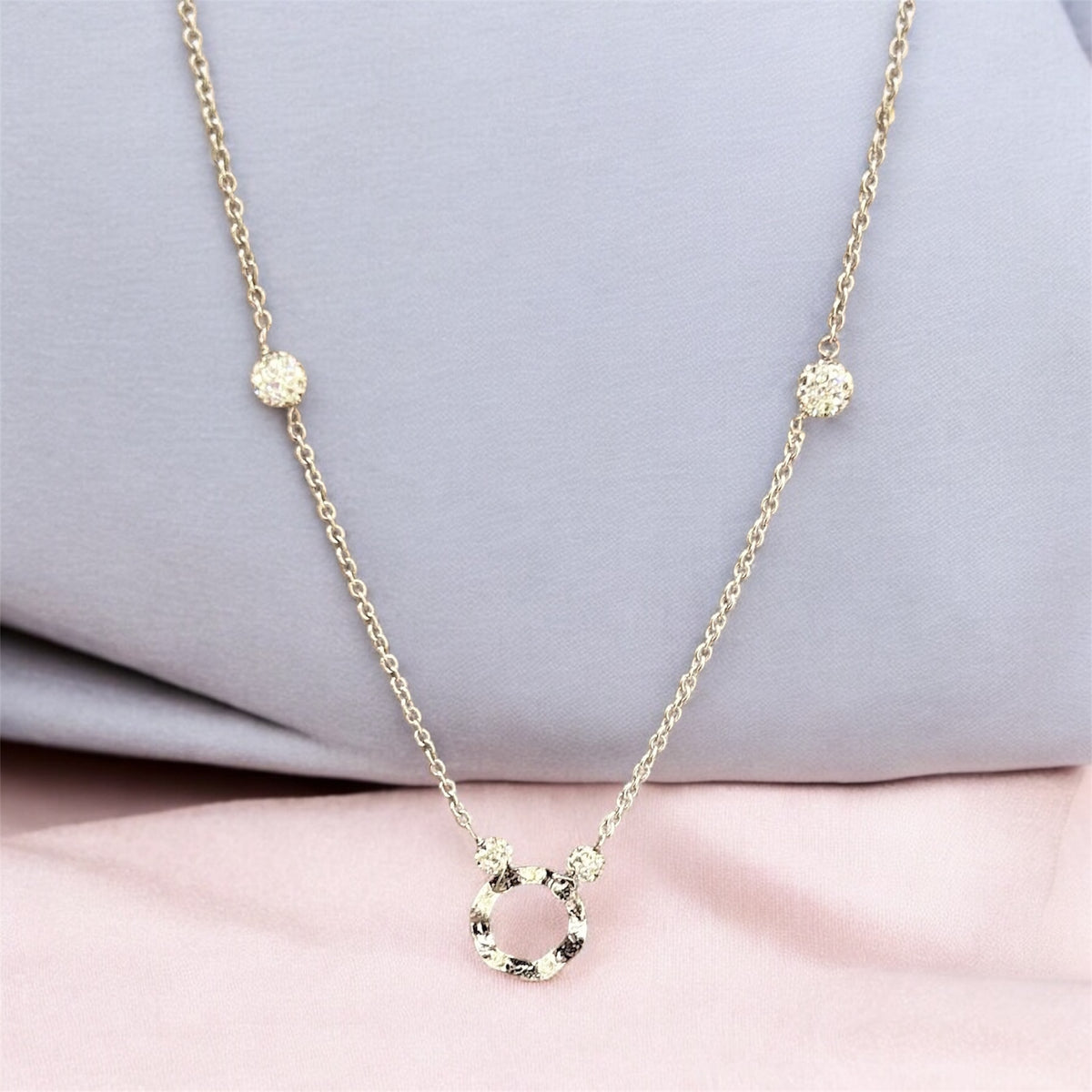 Collana in oro circle - Oro18kt - 3,3 gr