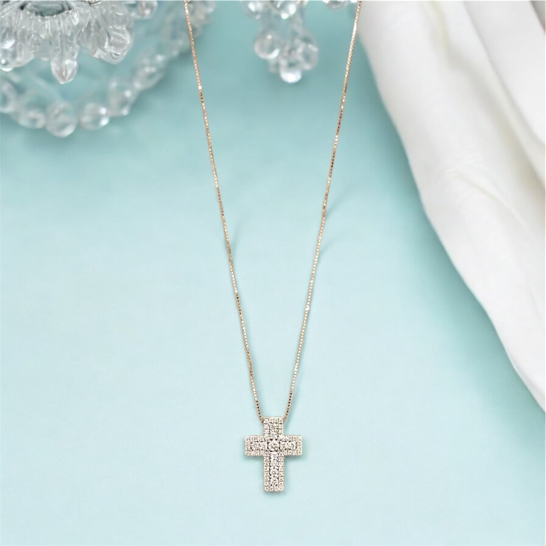 FALCO GIOIELLI - CROCE DIAMANTATA