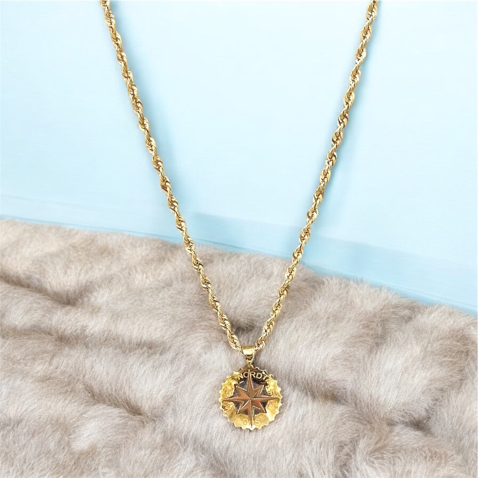 Collana in oro bussola - Oro18kt*