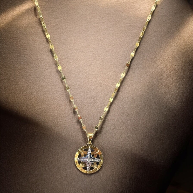 Collana in oro rosa dei venti - Oro18kt* - 2,2 gr